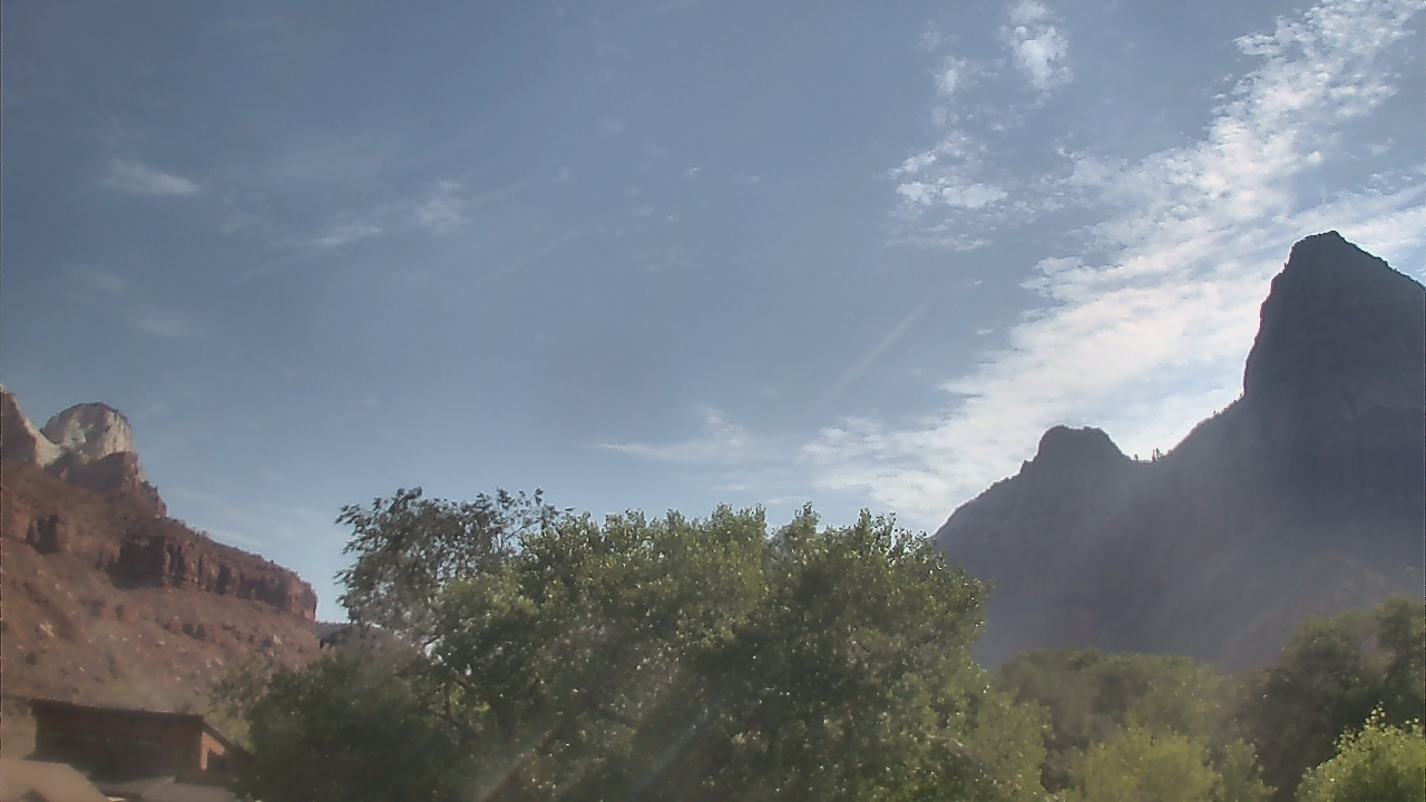 Thumbnail for current weather camera view from Zion Canyon Village in Springdale, Utah