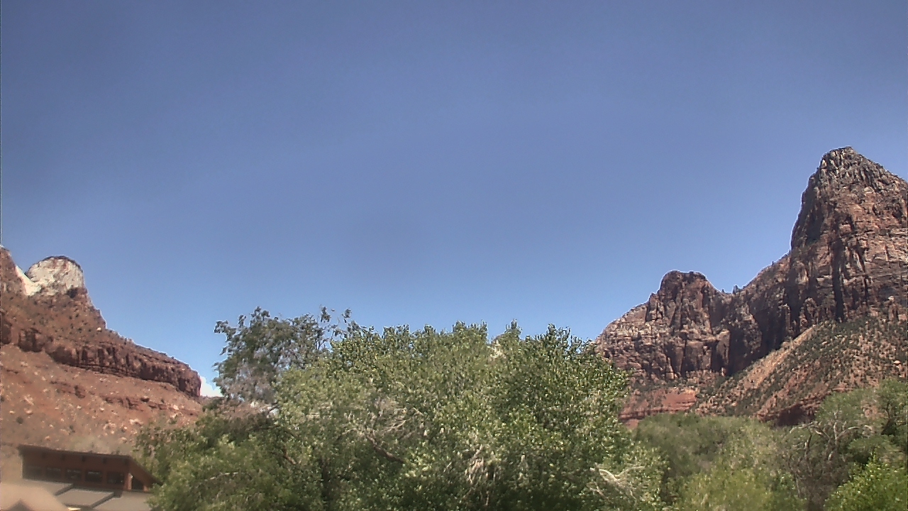 Thumbnail for current weather camera view from Zion Canyon Village in Springdale, Utah