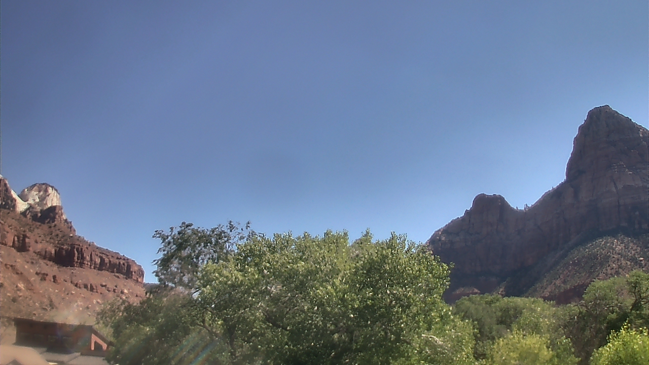 Thumbnail for current weather camera view from Zion Canyon Village in Springdale, Utah