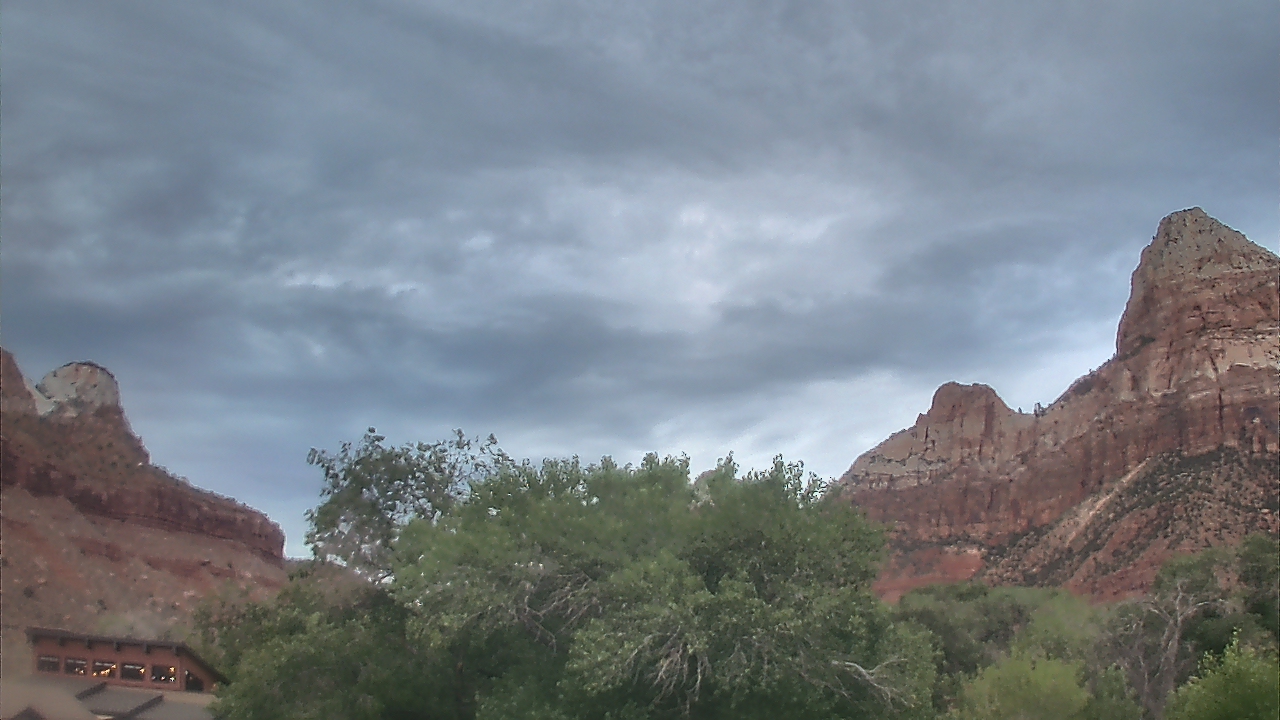 Thumbnail for current weather camera view from Zion Canyon Village in Springdale, Utah