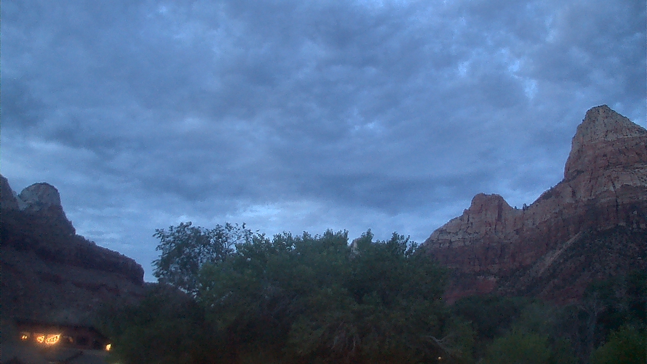 Thumbnail for current weather camera view from Zion Canyon Village in Springdale, Utah