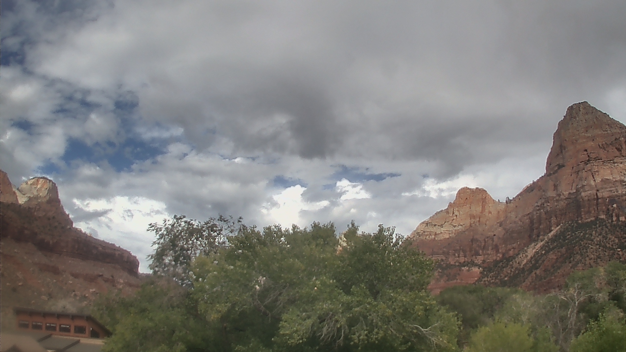 Thumbnail for current weather camera view from Zion Canyon Village in Springdale, Utah
