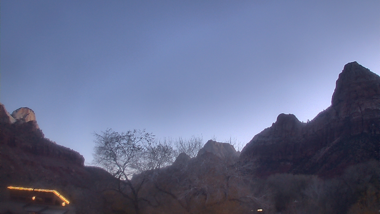 Thumbnail for current weather camera view from Zion Canyon Village in Springdale, Utah