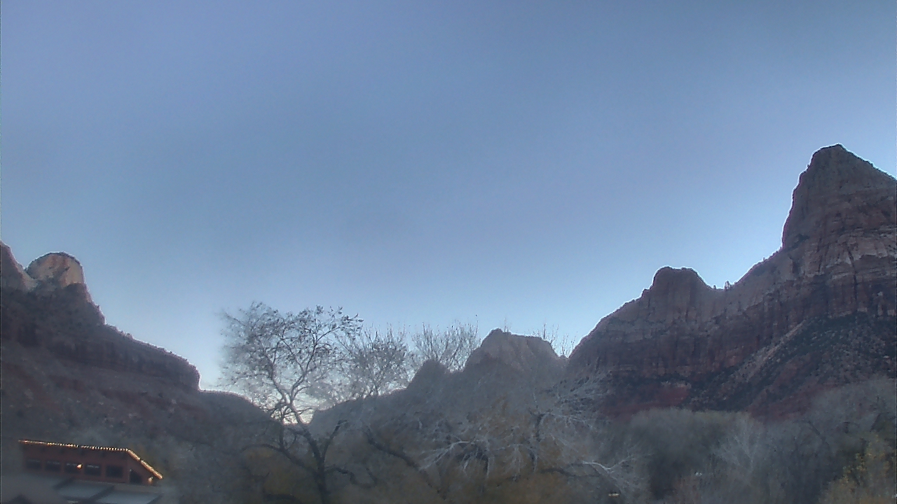 Thumbnail for current weather camera view from Zion Canyon Village in Springdale, Utah