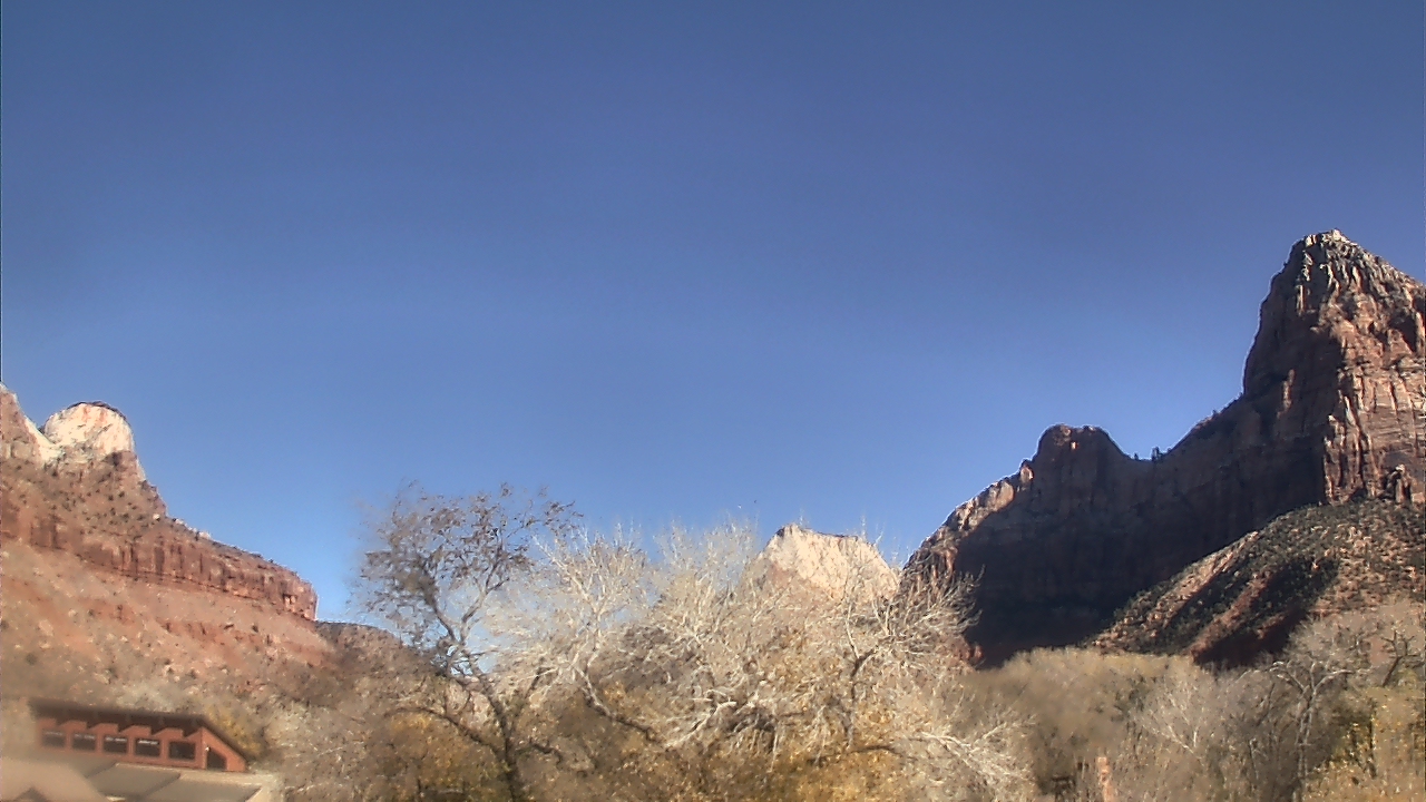 Thumbnail for current weather camera view from Zion Canyon Village in Springdale, Utah