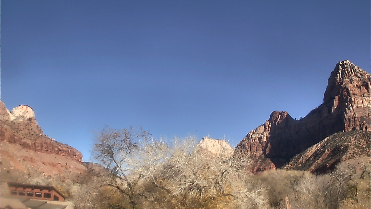 Thumbnail for current weather camera view from Zion Canyon Village in Springdale, Utah