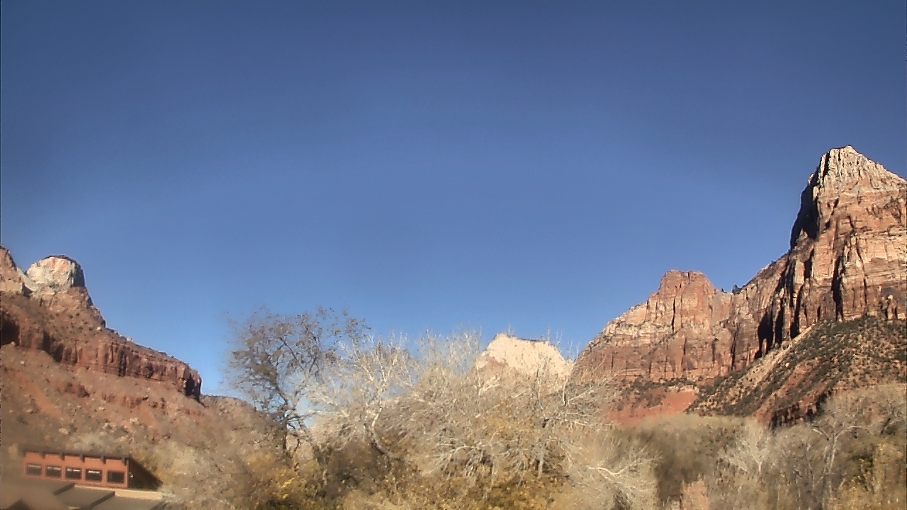 Thumbnail for current weather camera view from Zion Canyon Village in Springdale, Utah