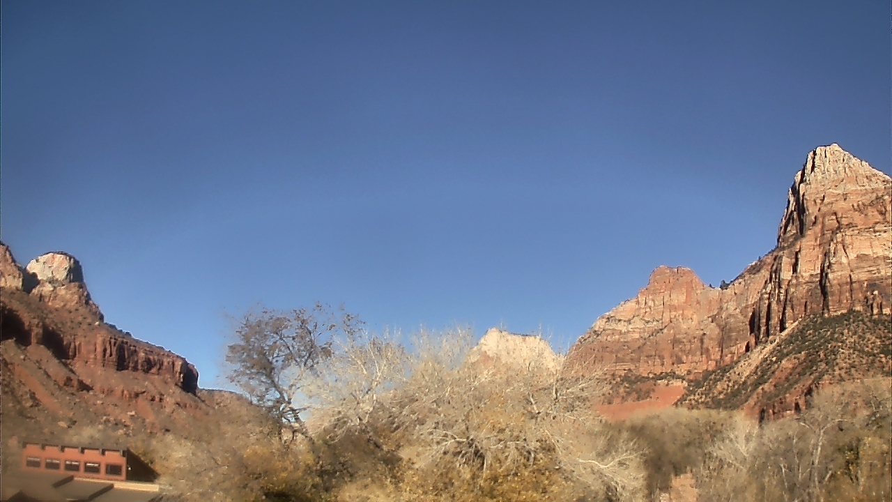 Thumbnail for current weather camera view from Zion Canyon Village in Springdale, Utah