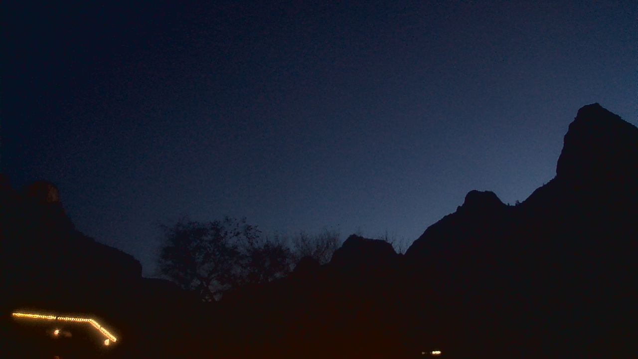 Thumbnail for current weather camera view from Zion Canyon Village in Springdale, Utah