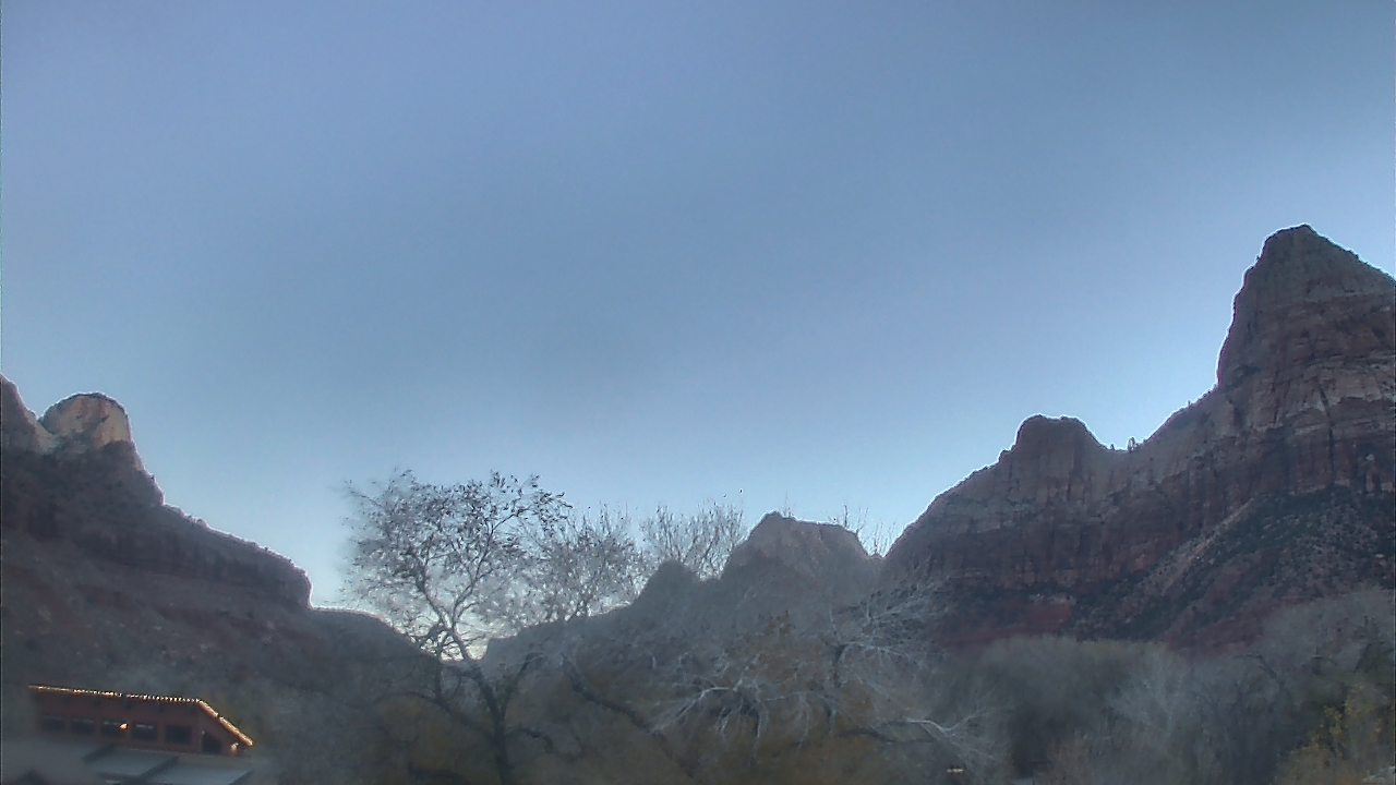 Thumbnail for current weather camera view from Zion Canyon Village in Springdale, Utah