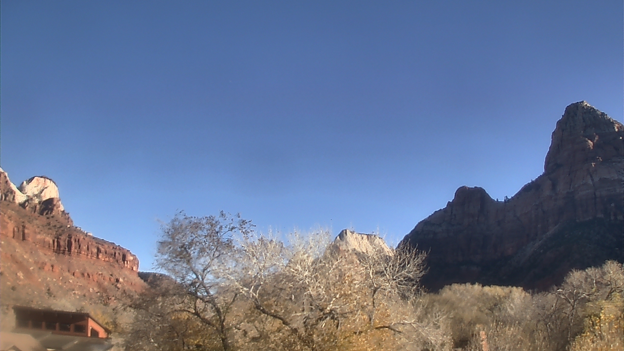 Thumbnail for current weather camera view from Zion Canyon Village in Springdale, Utah