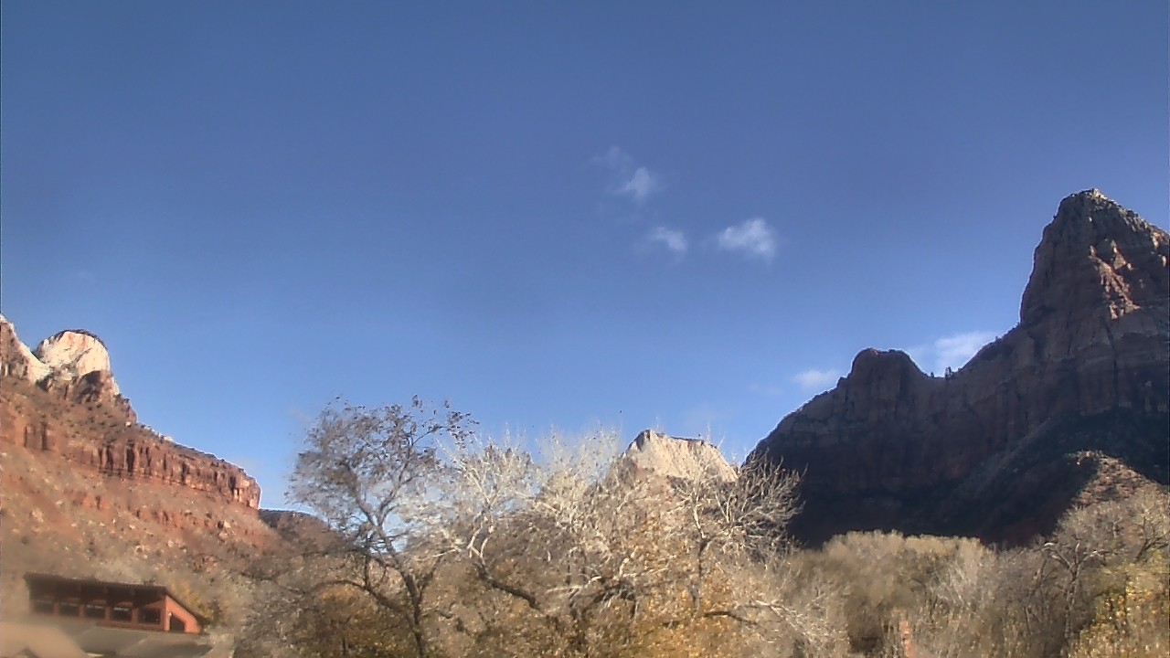 Thumbnail for current weather camera view from Zion Canyon Village in Springdale, Utah