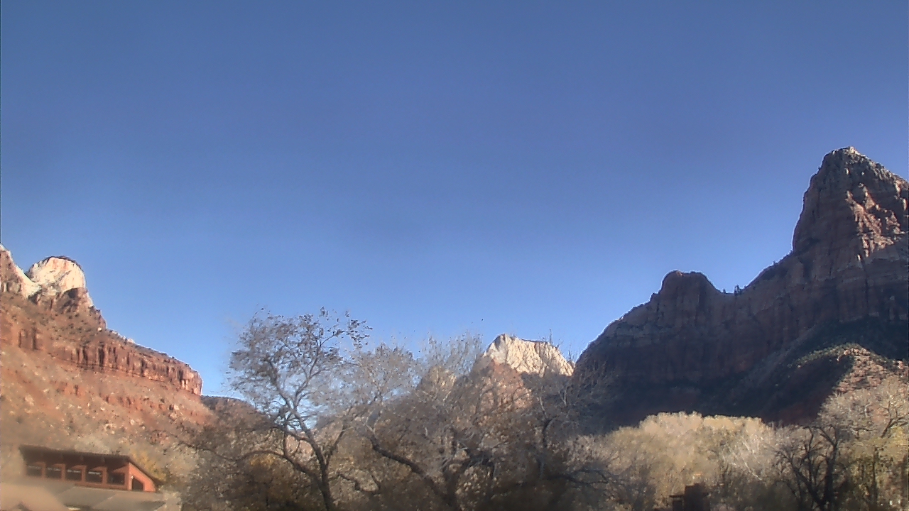 Thumbnail for current weather camera view from Zion Canyon Village in Springdale, Utah