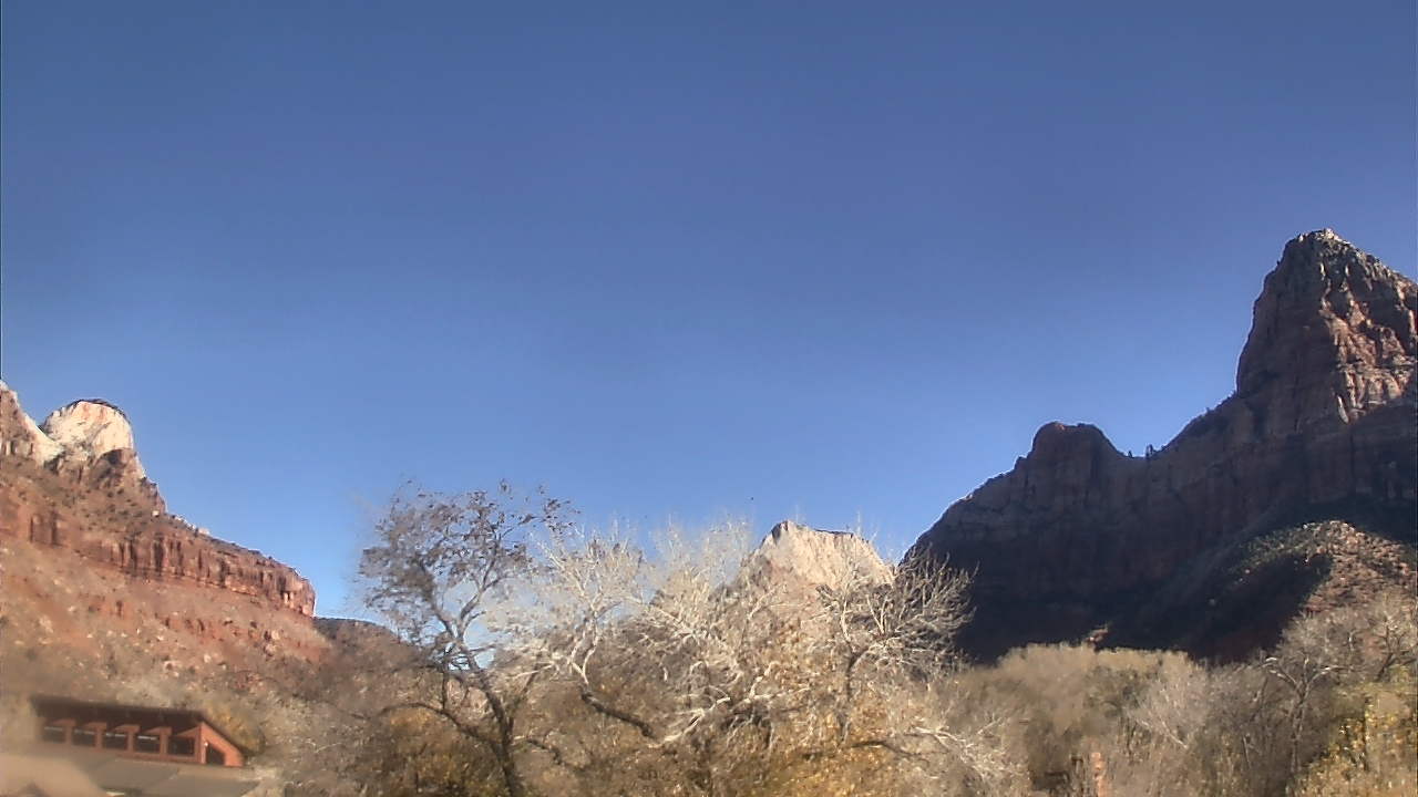 Thumbnail for current weather camera view from Zion Canyon Village in Springdale, Utah