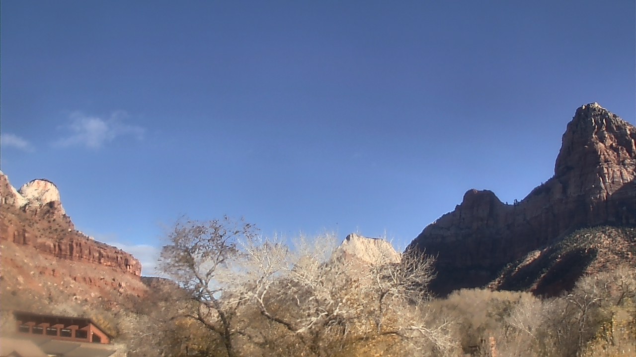 Thumbnail for current weather camera view from Zion Canyon Village in Springdale, Utah