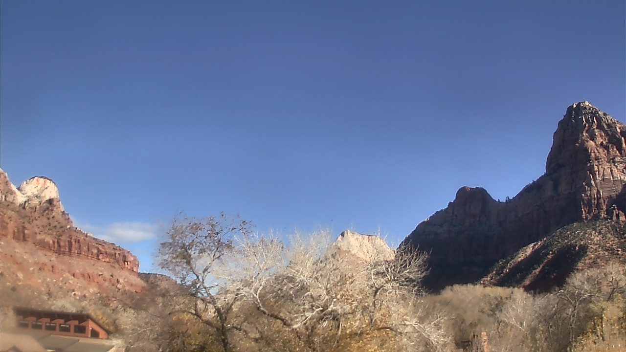 Thumbnail for current weather camera view from Zion Canyon Village in Springdale, Utah