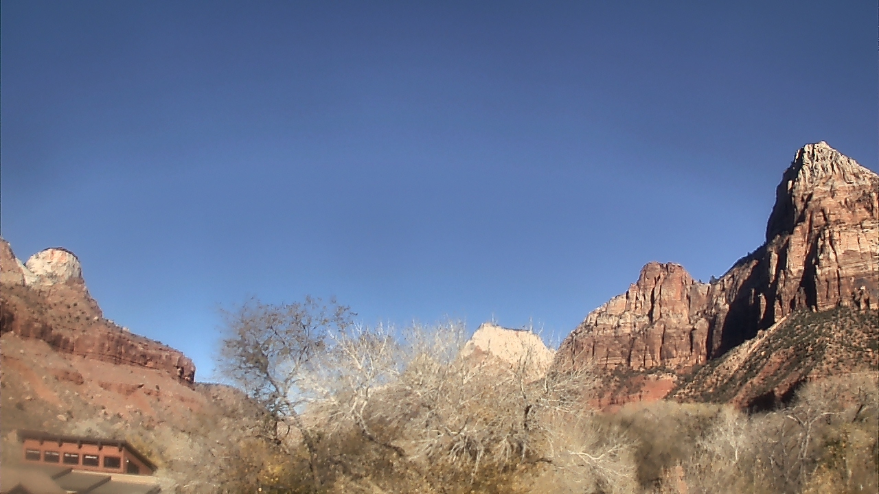 Thumbnail for current weather camera view from Zion Canyon Village in Springdale, Utah