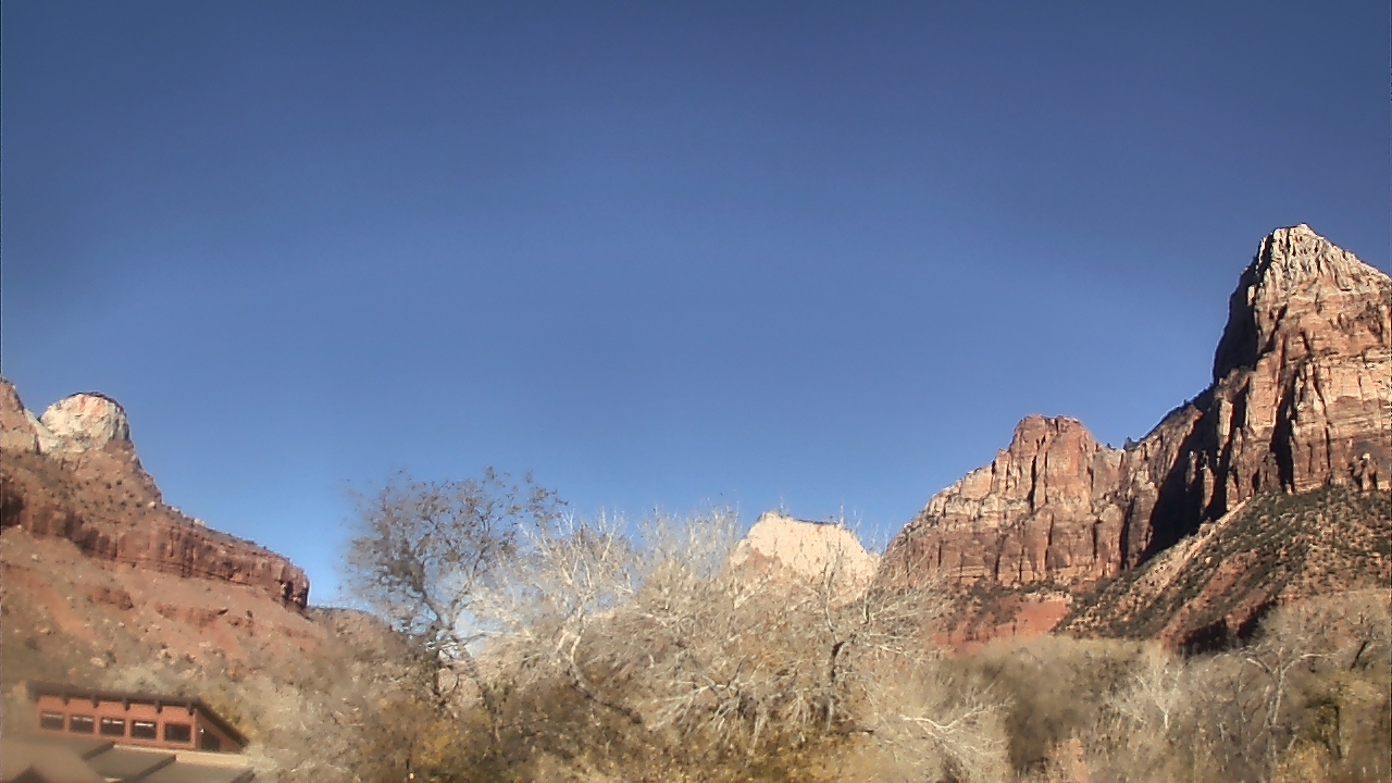 Thumbnail for current weather camera view from Zion Canyon Village in Springdale, Utah