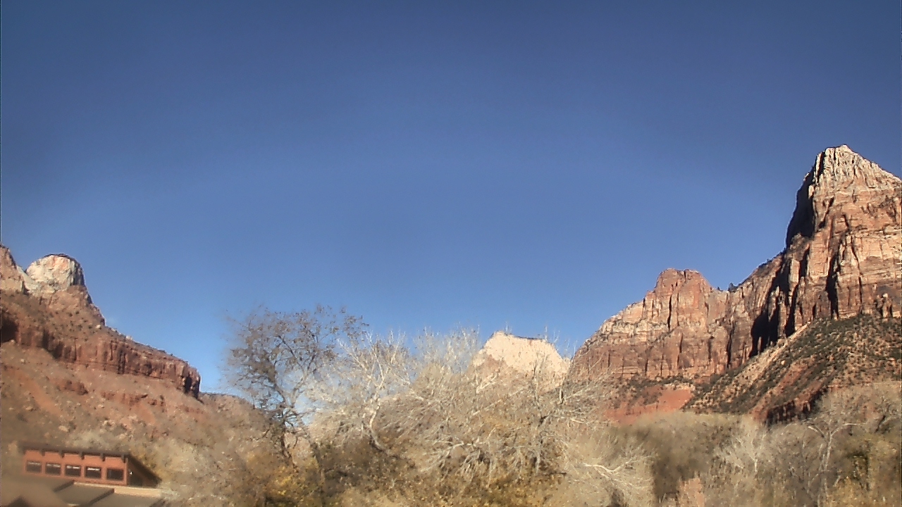 Thumbnail for current weather camera view from Zion Canyon Village in Springdale, Utah