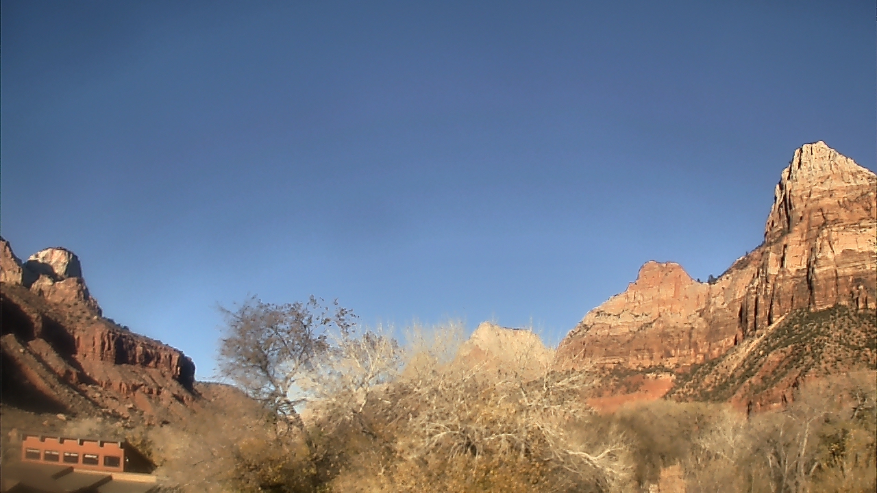 Thumbnail for current weather camera view from Zion Canyon Village in Springdale, Utah