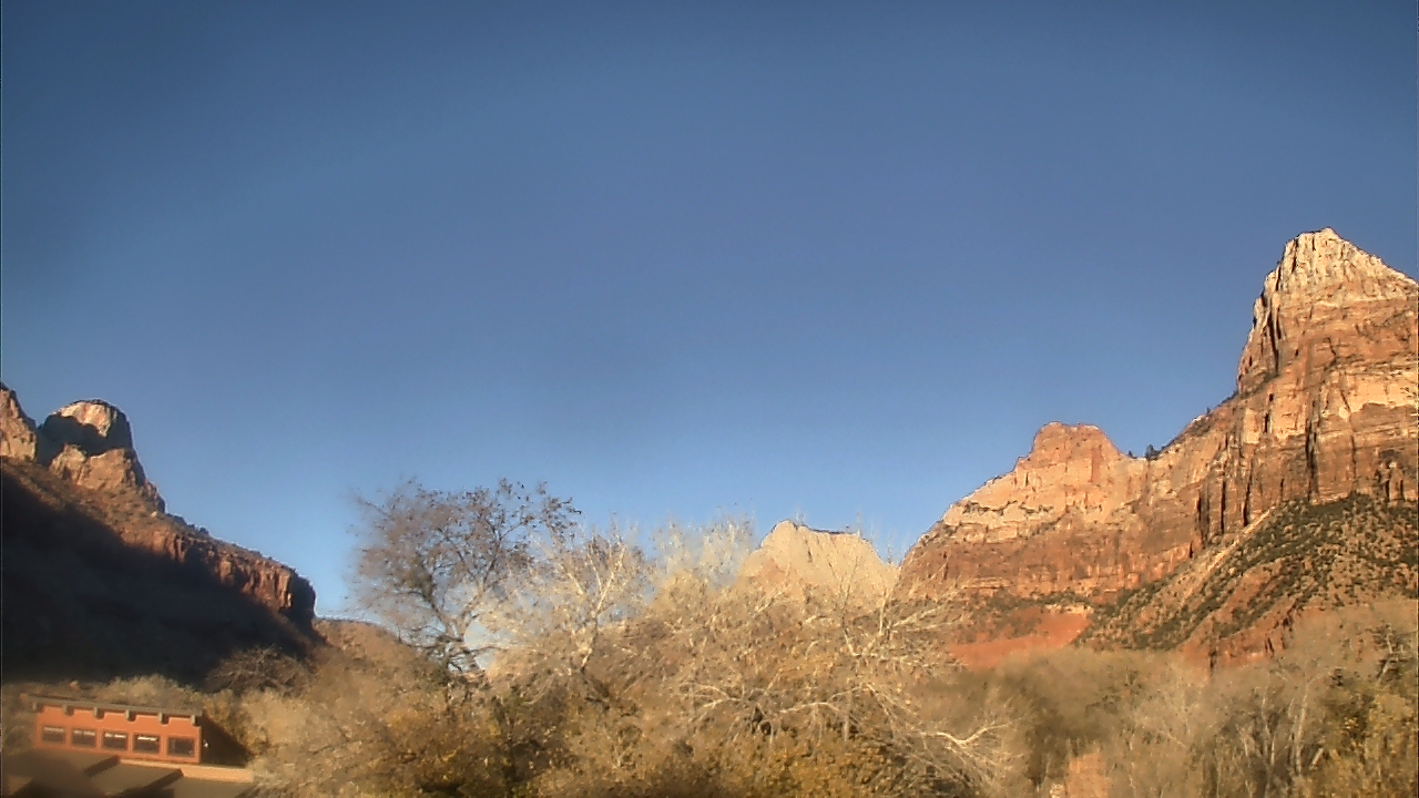 Thumbnail for current weather camera view from Zion Canyon Village in Springdale, Utah