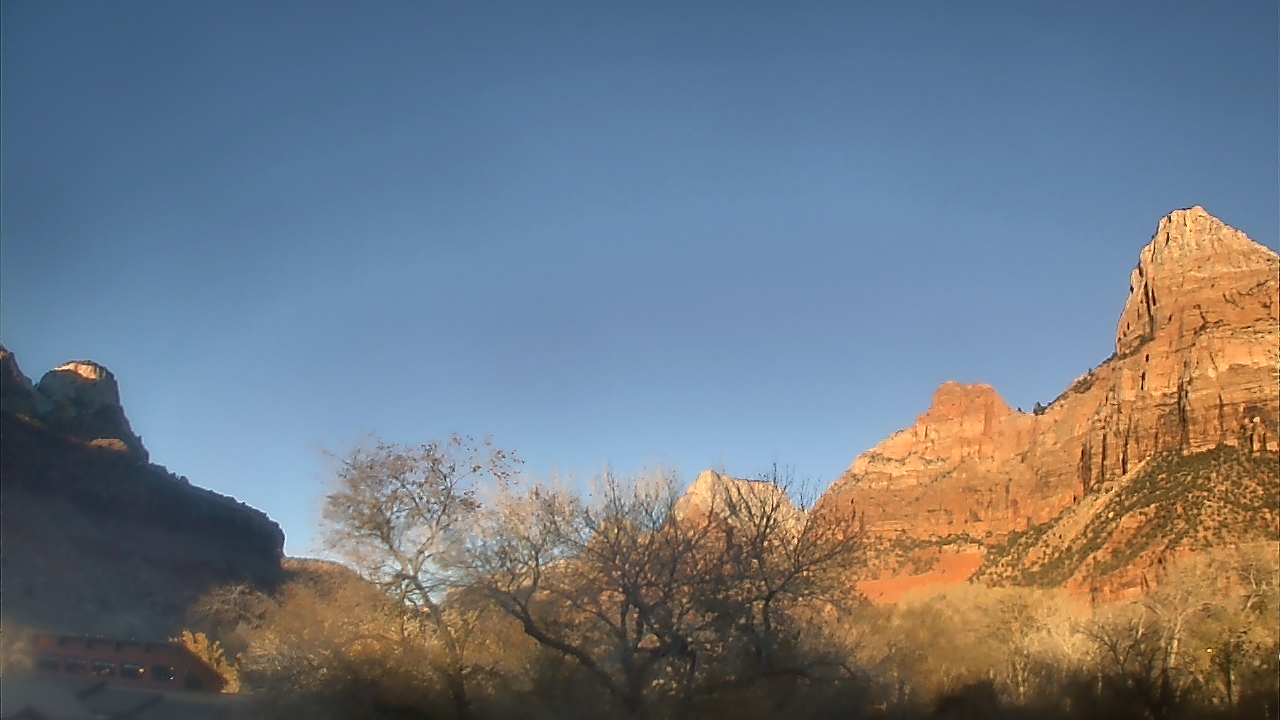 Thumbnail for current weather camera view from Zion Canyon Village in Springdale, Utah