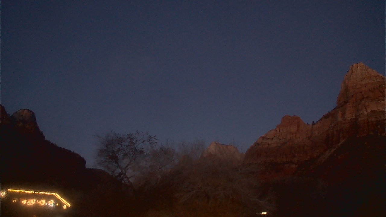 Thumbnail for current weather camera view from Zion Canyon Village in Springdale, Utah