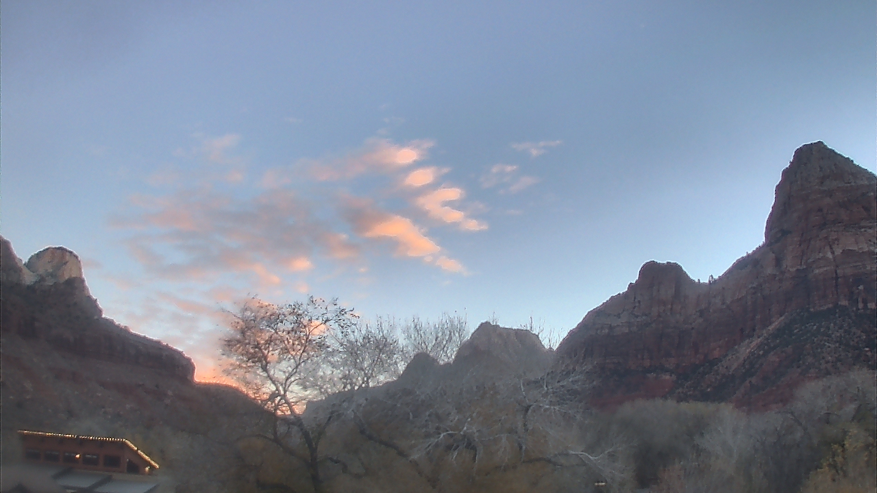 Thumbnail for current weather camera view from Zion Canyon Village in Springdale, Utah