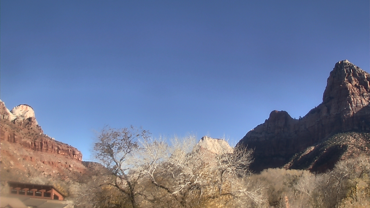 Thumbnail for current weather camera view from Zion Canyon Village in Springdale, Utah