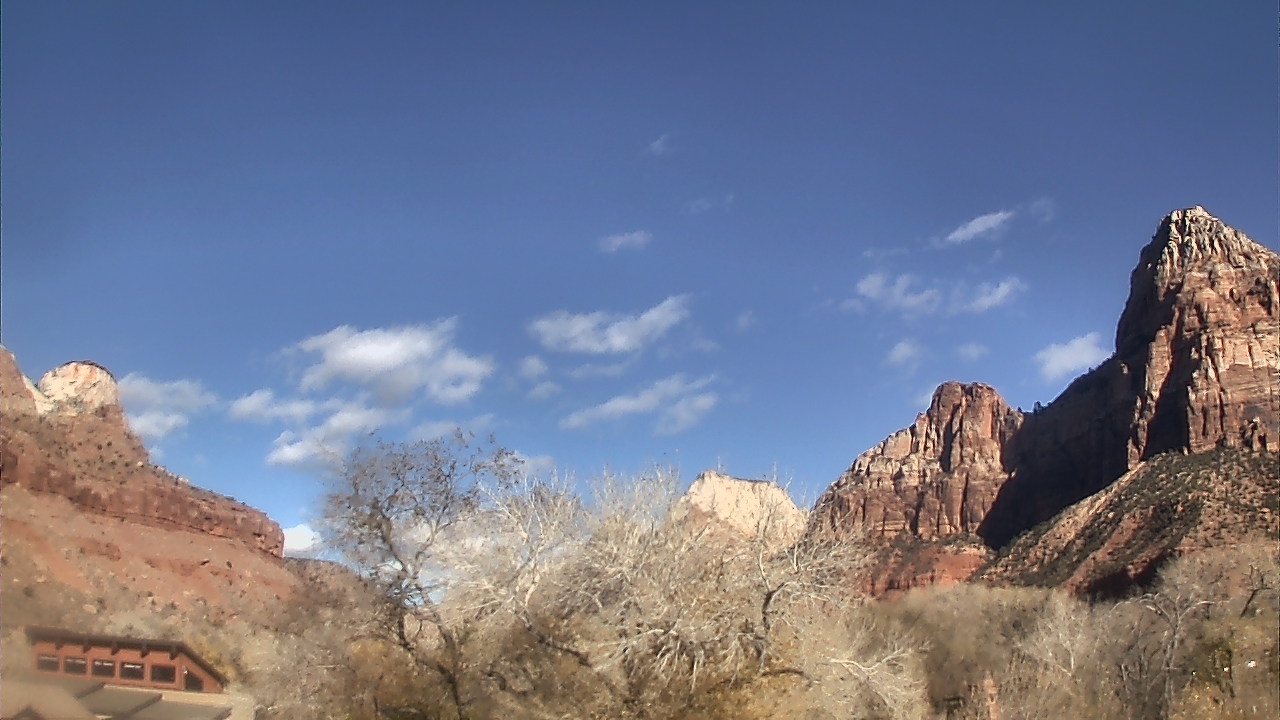 Thumbnail for current weather camera view from Zion Canyon Village in Springdale, Utah