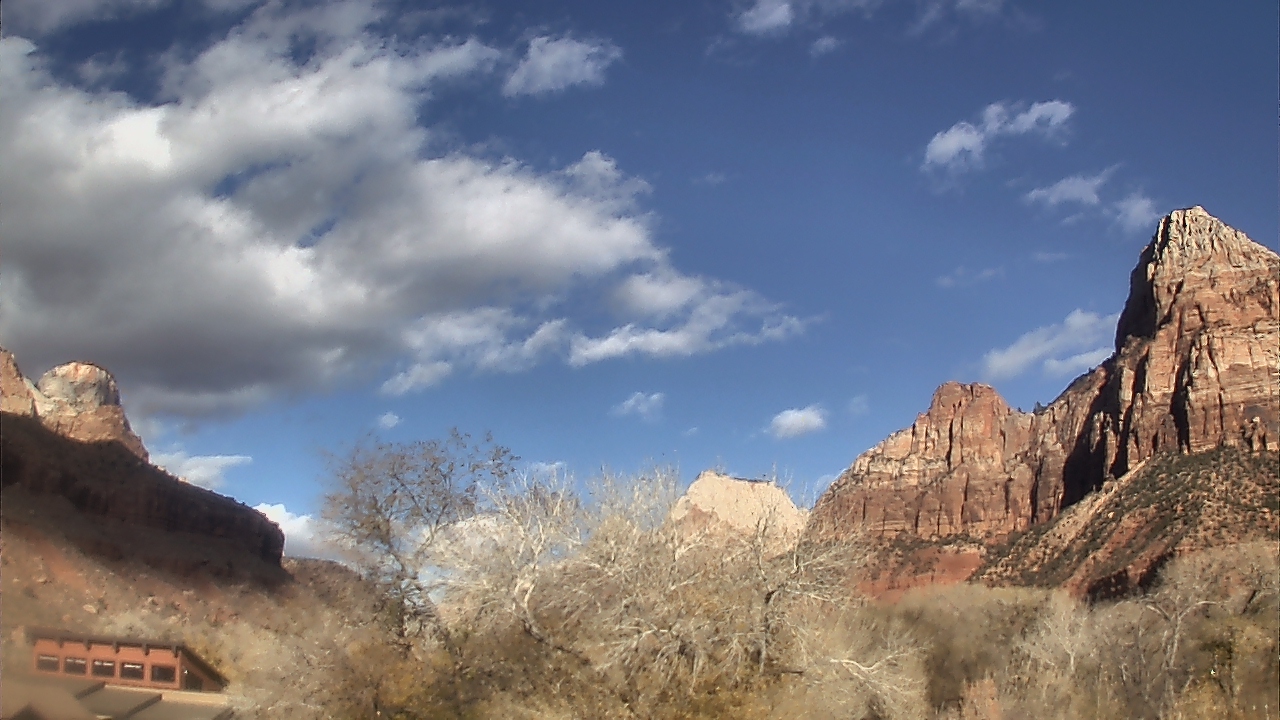 Thumbnail for current weather camera view from Zion Canyon Village in Springdale, Utah