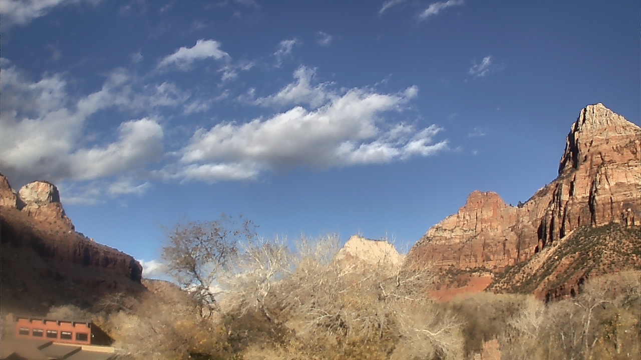 Thumbnail for current weather camera view from Zion Canyon Village in Springdale, Utah