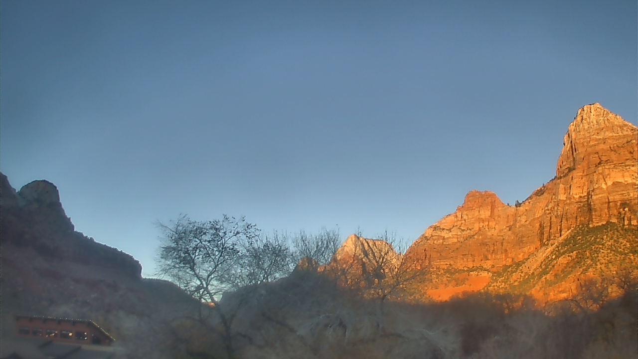 Thumbnail for current weather camera view from Zion Canyon Village in Springdale, Utah