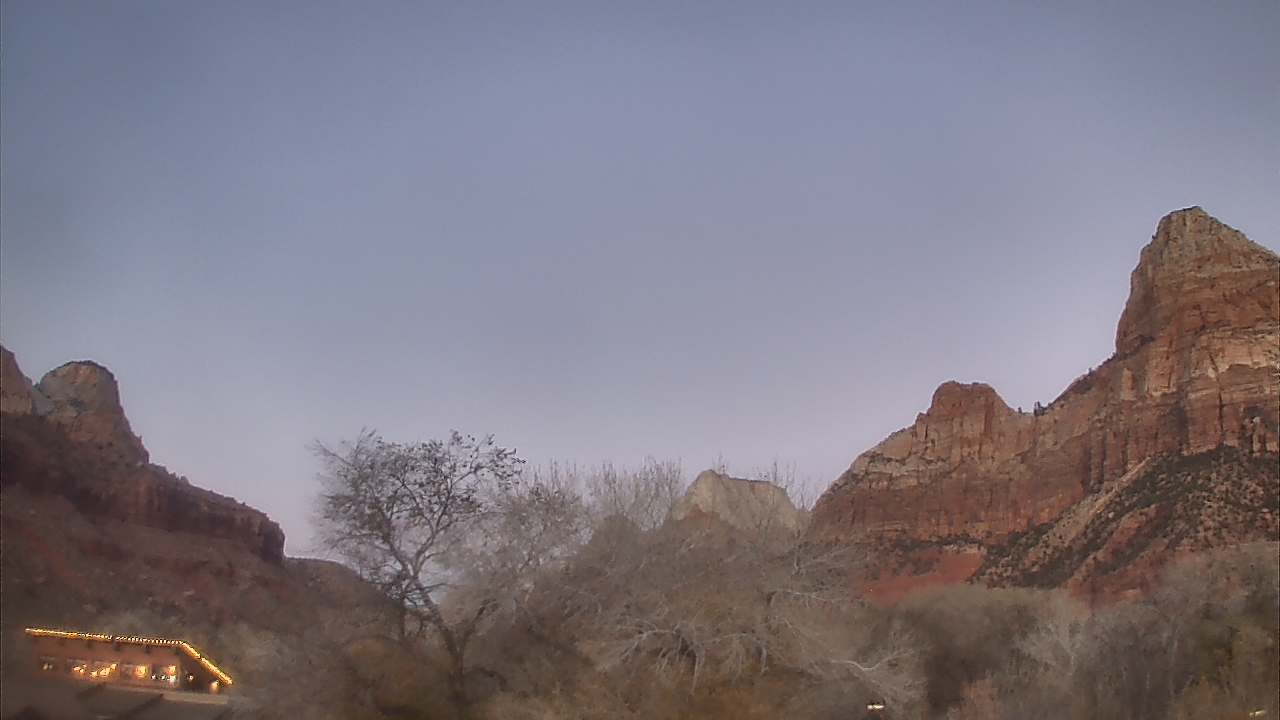 Thumbnail for current weather camera view from Zion Canyon Village in Springdale, Utah