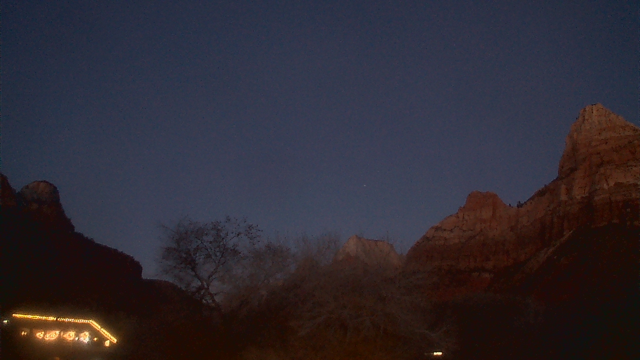 Thumbnail for current weather camera view from Zion Canyon Village in Springdale, Utah