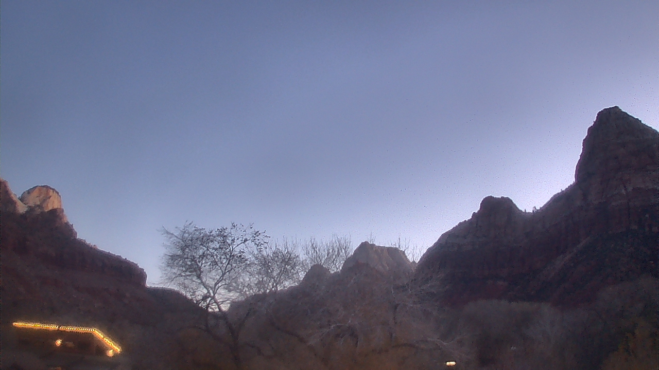 Thumbnail for current weather camera view from Zion Canyon Village in Springdale, Utah