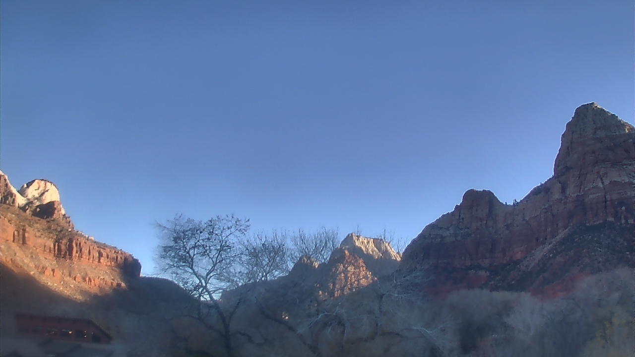 Thumbnail for current weather camera view from Zion Canyon Village in Springdale, Utah