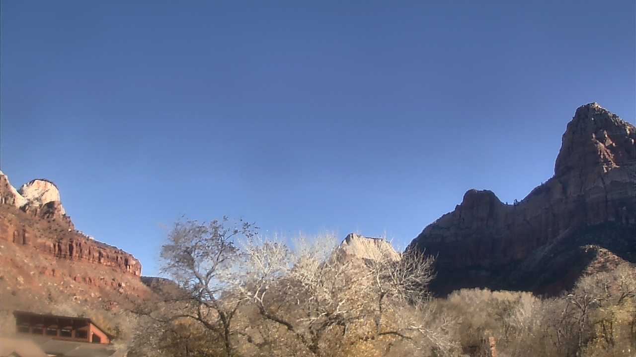 Thumbnail for current weather camera view from Zion Canyon Village in Springdale, Utah