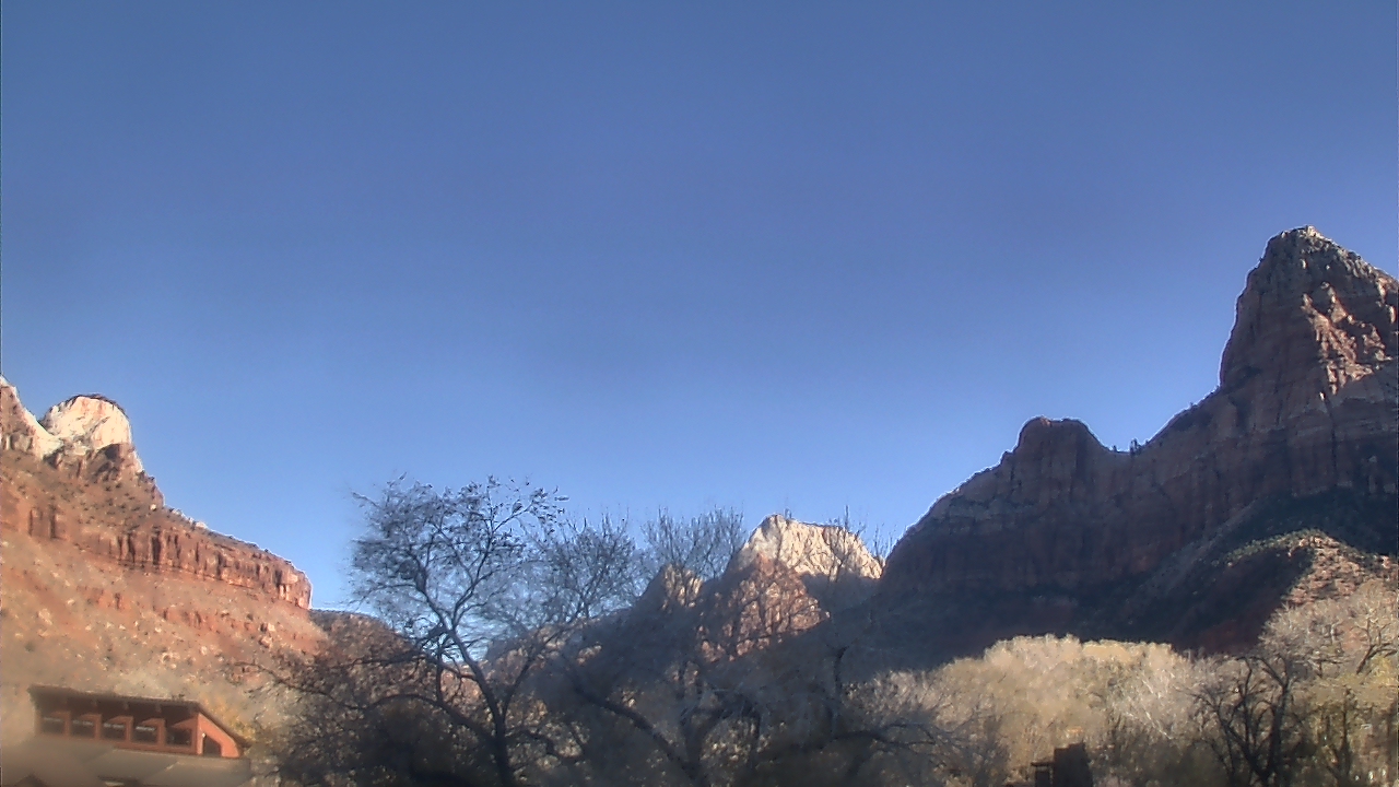 Thumbnail for current weather camera view from Zion Canyon Village in Springdale, Utah