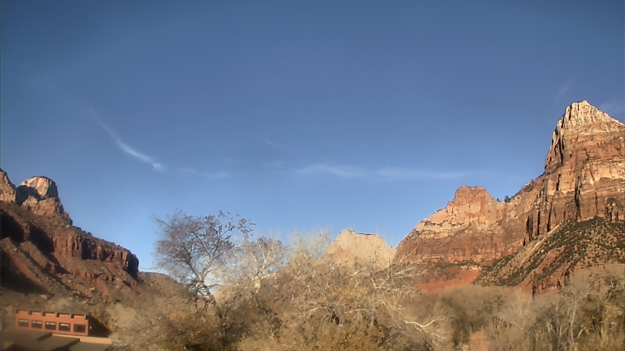 Thumbnail for current weather camera view from Zion Canyon Village in Springdale, Utah