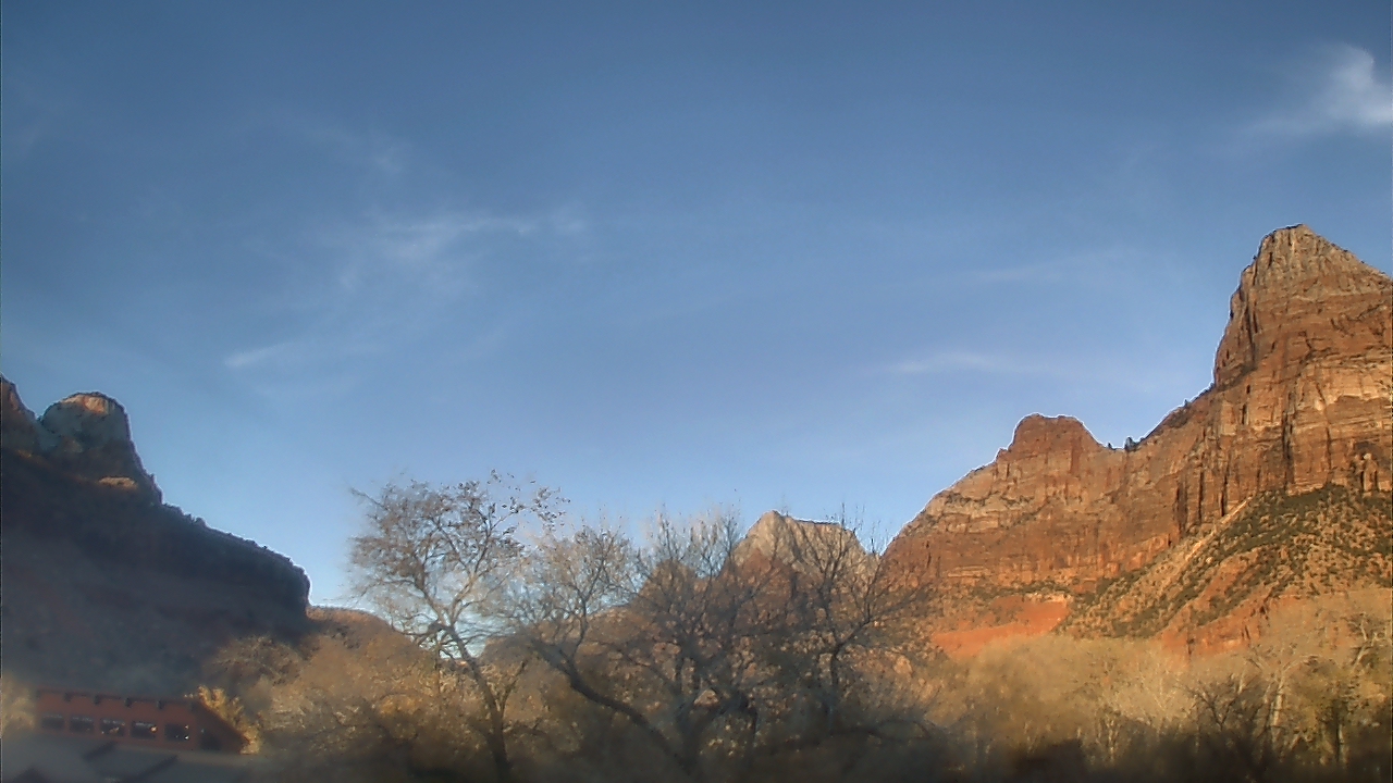 Thumbnail for current weather camera view from Zion Canyon Village in Springdale, Utah