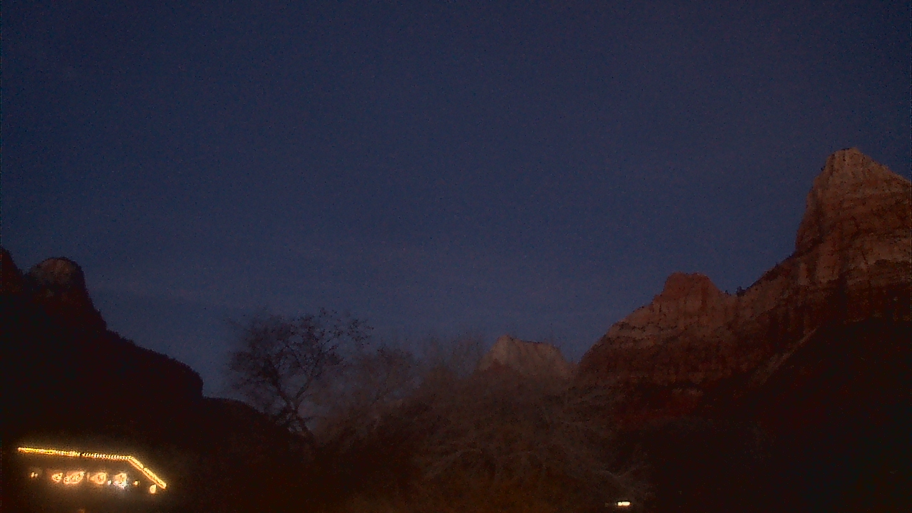 Thumbnail for current weather camera view from Zion Canyon Village in Springdale, Utah