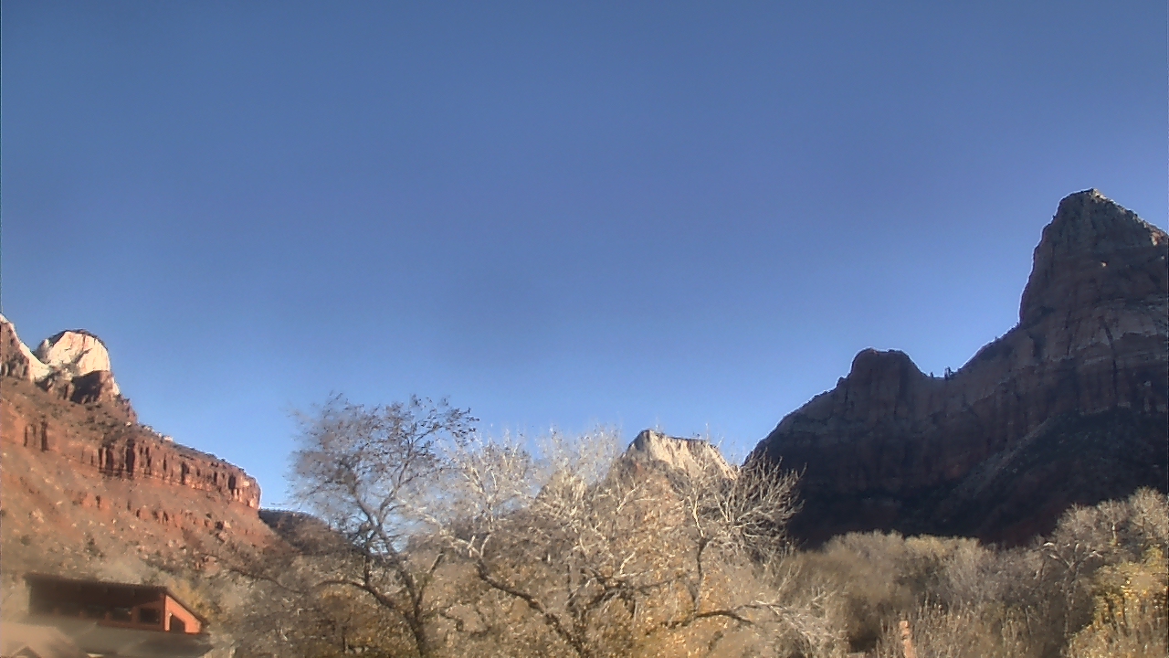 Thumbnail for current weather camera view from Zion Canyon Village in Springdale, Utah
