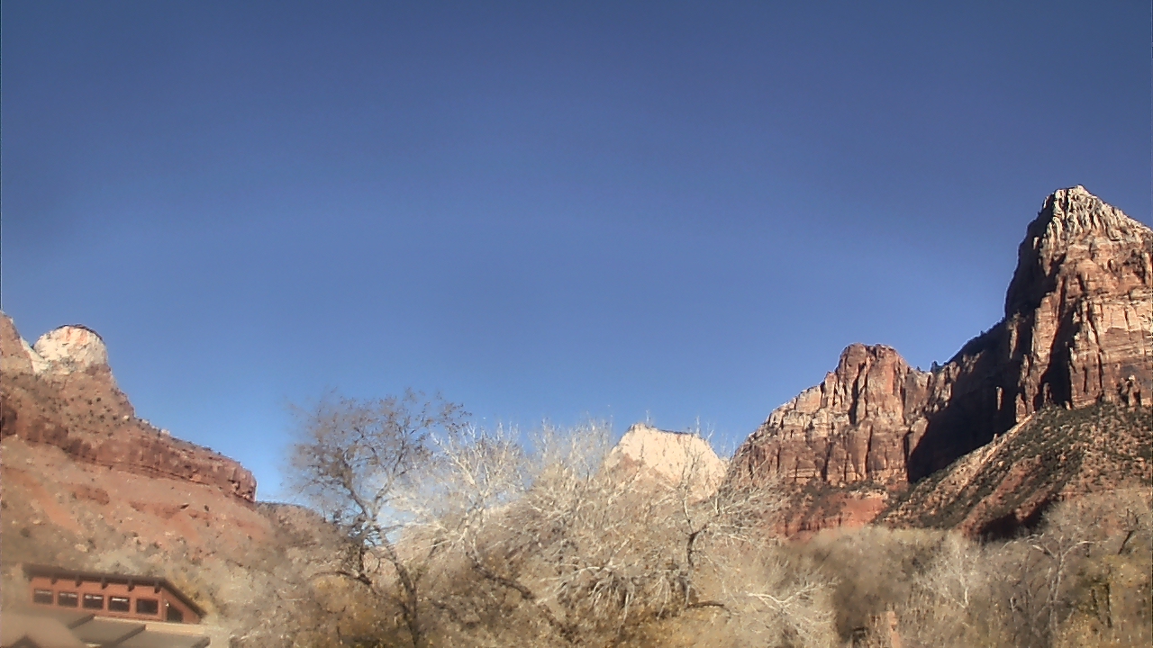 Thumbnail for current weather camera view from Zion Canyon Village in Springdale, Utah