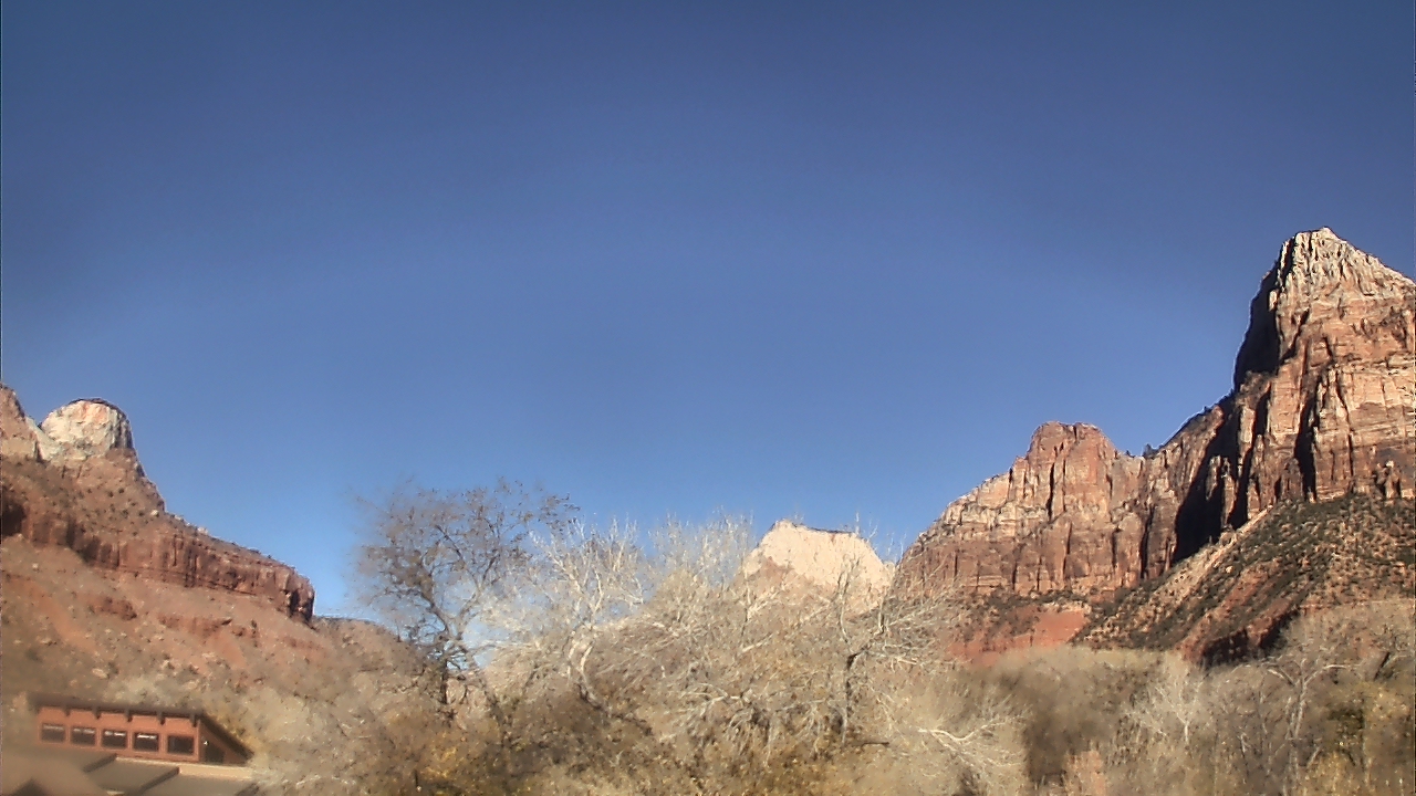 Thumbnail for current weather camera view from Zion Canyon Village in Springdale, Utah