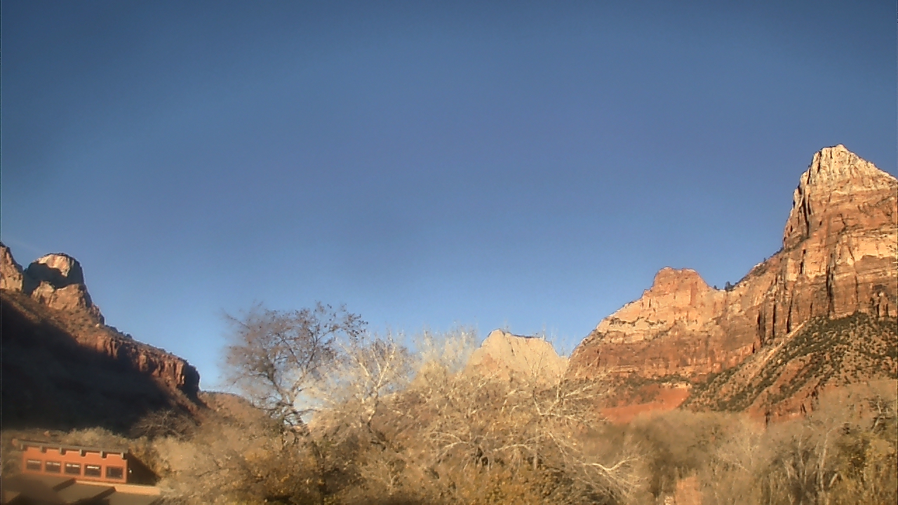 Thumbnail for current weather camera view from Zion Canyon Village in Springdale, Utah