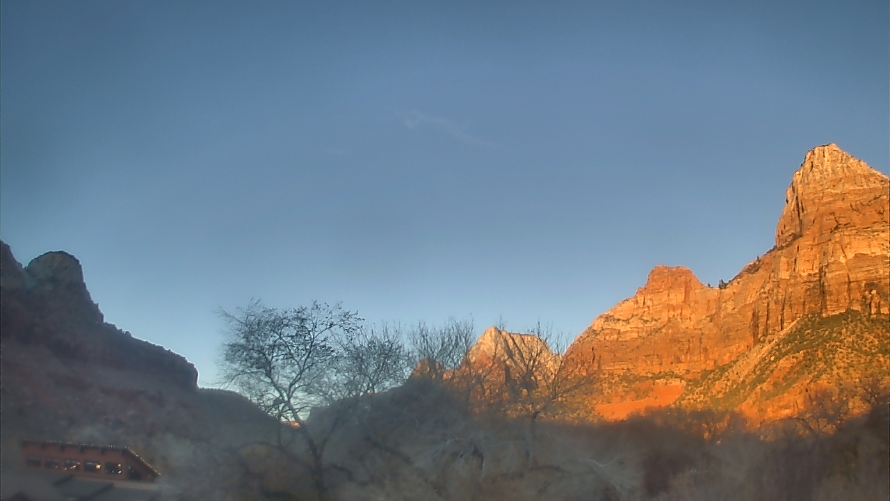 Thumbnail for current weather camera view from Zion Canyon Village in Springdale, Utah