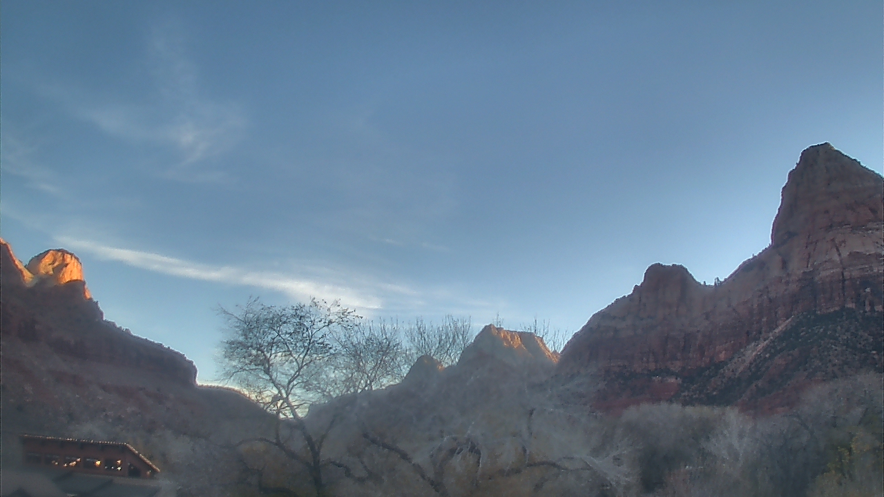 Thumbnail for current weather camera view from Zion Canyon Village in Springdale, Utah