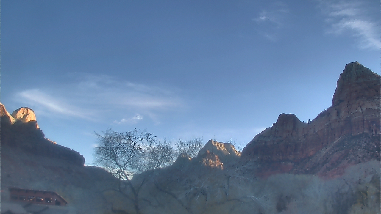 Thumbnail for current weather camera view from Zion Canyon Village in Springdale, Utah