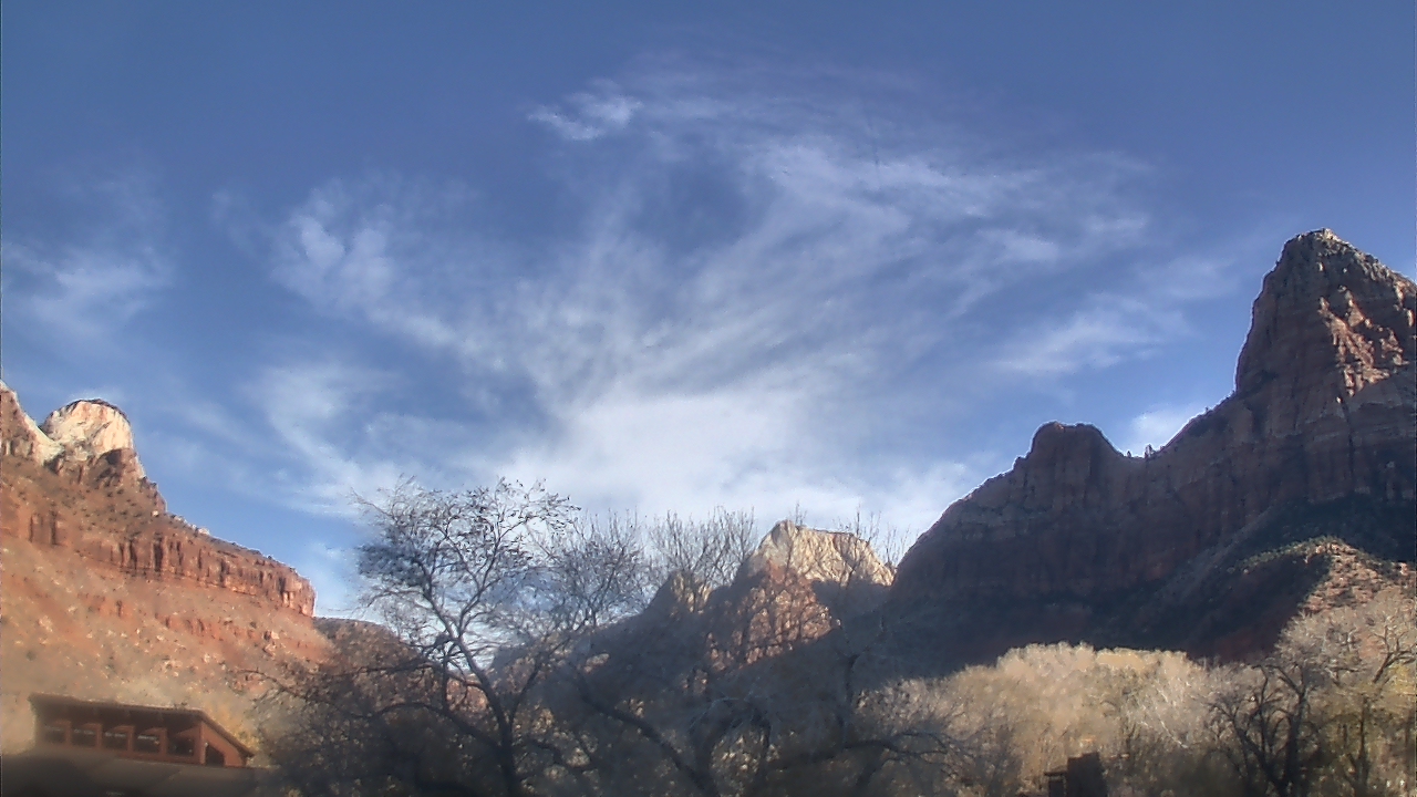 Thumbnail for current weather camera view from Zion Canyon Village in Springdale, Utah